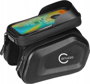 Carruzzo L34M SAKWA ROWEROWA PODWÓJNA NA TELEFON   NA RAMĘ 17