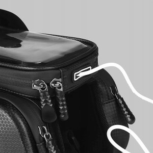 Carruzzo L34M SAKWA ROWEROWA PODWÓJNA NA TELEFON   NA RAMĘ 4