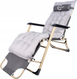Carruzzo L66H1 SKŁADANY LEŻAK OGRODOWY FOTEL  +    PODUSZKA 4