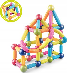 Egaleco L73G KLOCKI MAGNETYCZNE DUŻE 84SZT KOLOR 2