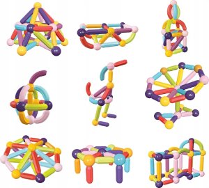 Egaleco L73G4 KLOCKI MAGNETYCZNE DUŻE 64SZT.PRO 2