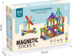 Egaleco L73G4 KLOCKI MAGNETYCZNE DUŻE 64SZT.PRO 7