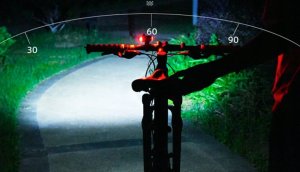 Carruzzo L8R LAMPKA ROWEROWA LICZNIK LCD 2 w 1     KLAKSON 15