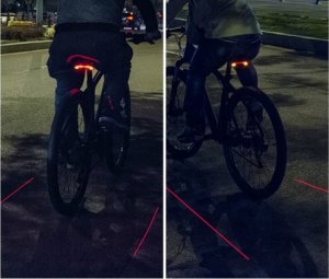 Carruzzo L8R LAMPKA ROWEROWA LICZNIK LCD 2 w 1     KLAKSON 19