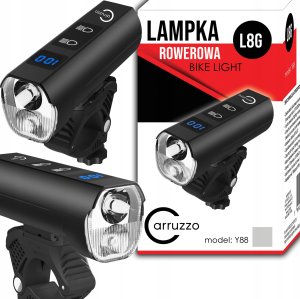 Carruzzo L8R LAMPKA ROWEROWA LICZNIK LCD 2 w 1     KLAKSON 24