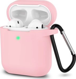 Vanfone Vanfone Etui silikonowe do Apple AirPods 1/2, różowe (VANAX53006) 1