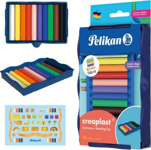 Pelikan Plastelina Creaplast Kreativfabrik 10kol PELIKAN 1