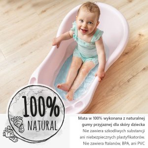 Reer Mata antypoślizgowa do kąpieli wanny 25x42cm REER 5