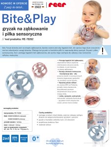 Reer Gryzak ząbkowanie piłka sensoryczna BPA free REER 10