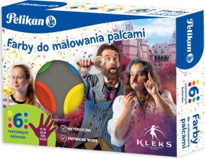 Pelikan Farby do malowania palcami 6x40ml atest Akademia Pana Kleksa Kleks PELIKAN 2