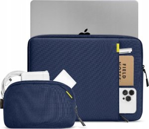 Etui Tomtoc tomtoc Sleeve Kit - 13" MacBook Pro / Air, Navy Blue 3