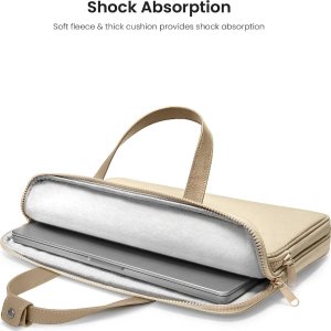 Torba Tomtoc tomtoc Shoulder Bag - 14" and 13" MacBook Pro / Air, Khaki 4