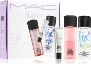 MAC MAC SET Take Care Skin Trio: Gently off Eye and Lip Makeup Remover 100ml. + Fix+ All-Day Hydrating Spray+Vitamin C 100ml. + Lip 1