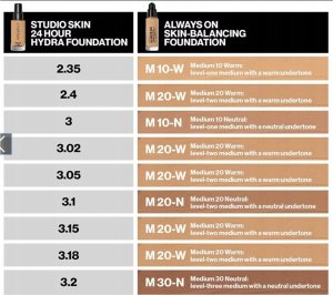 Smashbox Smashbox Always On Skin-Balancing Foundation with Hyaluronic Acid + Adaptogens 30ml. F10O 5