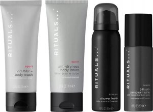 Rituals Rituals SET Homme Samurai Men's Care: 2-in-1 Shampoo & Body Wash 70ml. + Shower Foam 50ml. + Anti-Dryness Body Lotion 70ml. + 24 2