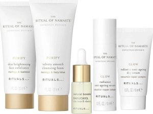 Rituals Rituals The Ritual Of Namaste Luxury Trial SET: Cleansing Foam 30ml. + Face Exfoliator 30ml. + Natural Booster 4ml. + Serum 10ml 1