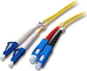 Triton EFB Elektronik O0360.1 kabel optyczny 1 m LC SC OS2 Żółty 1