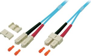 Triton EFB Elektronik O7413.0,5 kabel optyczny 0,5 m 2x SC OM3 Turkusowy 1