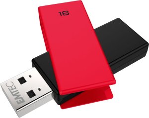 Pendrive Emtec Emtec C350 Brick pamięć USB 16 GB USB Typu-A 2.0 Czarny, Czerwony 2