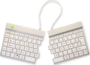 Klawiatura R-GO Tools R-Go Tools Ergonomiczna R-Go Split Break klawiatura, z oprogramowaniem do robienia przerw, AZERTY (BE), Bluetooth, biała 9