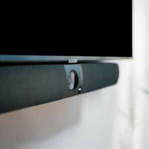 Kamera internetowa OWL Owl Labs Urządzenie do wideokonferencji Owl Bar - listwa wideokonferencyjna 4K z aktywnym ustawianiem ostrości głośników (dodaj Meeting Owl 4+, Meeting Owl 3 lub Meeting Owl Pro, aby uzyskać 360-stopniowe pokrycie i automatyczne prz 5