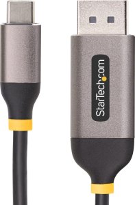 Adapter AV StarTech StarTech 142-USBC-DP-8K-10F adapter kablowy 3 m USB Type-C DisplayPort Czarny, Szary 2