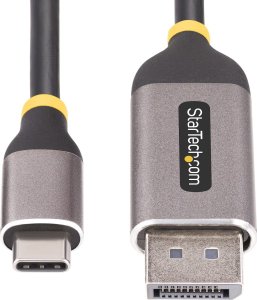 Adapter AV StarTech StarTech 142-USBC-DP-8K-10F adapter kablowy 3 m USB Type-C DisplayPort Czarny, Szary 4