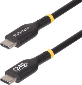 Kabel USB StarTech USB-C - USB-C 1 m Czarny (USB2EPR1M) 1