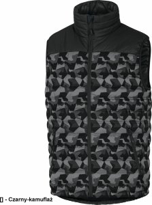 Delta Plus GDOON - BEZRĘKAWNIK PUCHOWY Z POLIAMIDU RIPSTOP POWLEKANEGO PU, 3 KIESZENIE - czarno-czerwony- 3XL 2