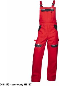 Ardon ARDON COOL TREND - Spodnie ogrodniczki ARDONCOOL TREND szaro-czarne przedłużone S - czerwony H8117 S 2