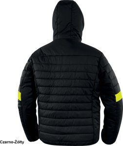 Kurtka męska Delta Plus BLOOM - kurtka puchowa podszewka pikowana stały kaptur kryty zamek błyskawiczny poliamid ripstop powlekany poliuretanem - szaro-czarny 3XL 6