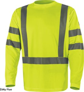 Delta Plus COSMOS - T-SHIRT OSTRZEGAWCZY Z DŁUGIMI RĘKAWAMI 100% POLIESTER 235 g/m2 - żółty fluo S 1