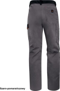 Delta Plus M1PA2 - SPODNIE ROBOCZE MACH 1 Z POLIESTRU I BAWEŁNY, 5 KIESZENI, serża: 65% poliester, 35% bawełna, 235 g/m2 - ciemnoszary S 6