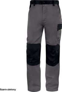 Delta Plus M1PA2 - SPODNIE ROBOCZE MACH 1 Z POLIESTRU I BAWEŁNY, 5 KIESZENI, serża: 65% poliester, 35% bawełna, 235 g/m2 - ciemnoszary S 7