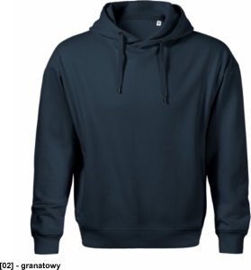 MALFINI Moon - ADLER - Moon - Bluza męska, 280 g/m2, 80 % bawełna, 20 % poliester, 75 % bawełna, 25 % wiskoza - granatowy S 2