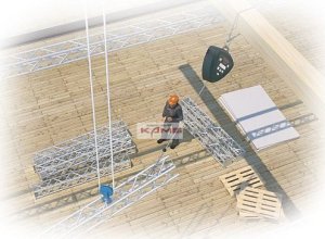 Delta Plus AN518 PROTECTOR LOAD 15 M - URZĄDZENIE SAMOHAMOWNE DO ASEKURACJI ŁADUNKU Z LINĄ, 250 KG 2