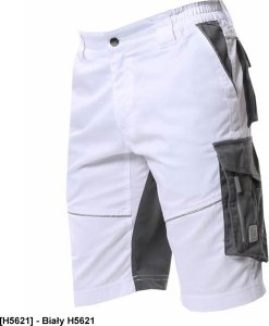 Ardon SUMMER ARDON - modne szorty, dopracowana sylwetka, odblaskowe elementy - biały H5621 54 5