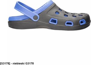 Ardon MARINE G3178 G3179 G3306 G3307 G3409 - wsuwane kroksy z paskiem - niebieski G3178 44 8