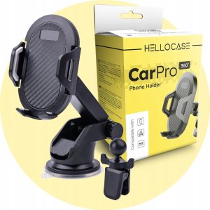 Hello Case UCHWYT DO SAMOCHODU NA TELEFON SZYBĘ KOKPIT MOCNY   KABEL USB 3 W 1 5