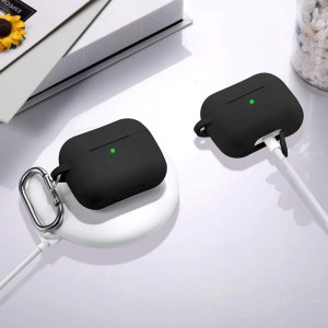 Hello Case ETUI CASE DLA AIRPODS PRO 2 GENERACJI CZARNE SLIM SILIKONOWE 2