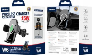 Jellico Uchwyt Na Telefon Do Samochodu Magnetyczny Samochodowy Ładowanie czarny 7