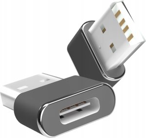 Adapter USB Hello Case ADAPTER DO KOMPUTERA PRZEJŚCIÓWKA UNIWERSALNY USB-C USB KONWERTER CZARNY 1