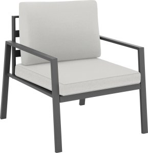 Tectake Meble ogrodowe, zestaw wypoczynkowy Gteborg - jasnoszary 4