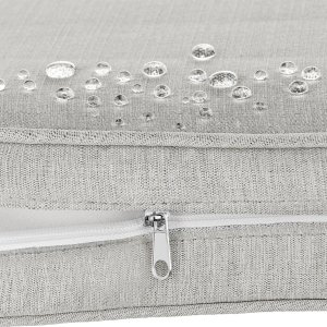 Tectake Meble ogrodowe, zestaw wypoczynkowy Gteborg - jasnoszary 6