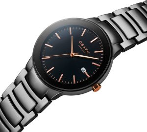 Zegarek OBAKU Zegarek damski Obaku Denmark V280LDBBCB czarny 5