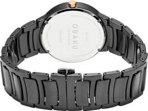 Zegarek OBAKU Zegarek damski Obaku Denmark V280LDBBCB czarny 6