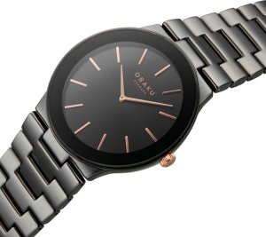 Zegarek OBAKU Zegarek męski Obaku Denmark V281GXBBCB czarny 5