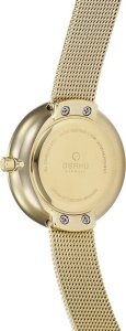 Zegarek OBAKU Zegarek damski Obaku Denmark V161LXGIMG CYRKONIE złoty 5