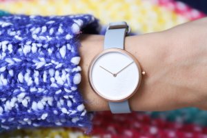 Zegarek OBAKU Zegarek damski Obaku Denmark V219LXVHRL niebieski 4