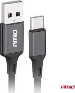 Kabel USB AMiO Kabel do ładowania usb-a - usb-c 2a 100cm fulllink amio-03899 2